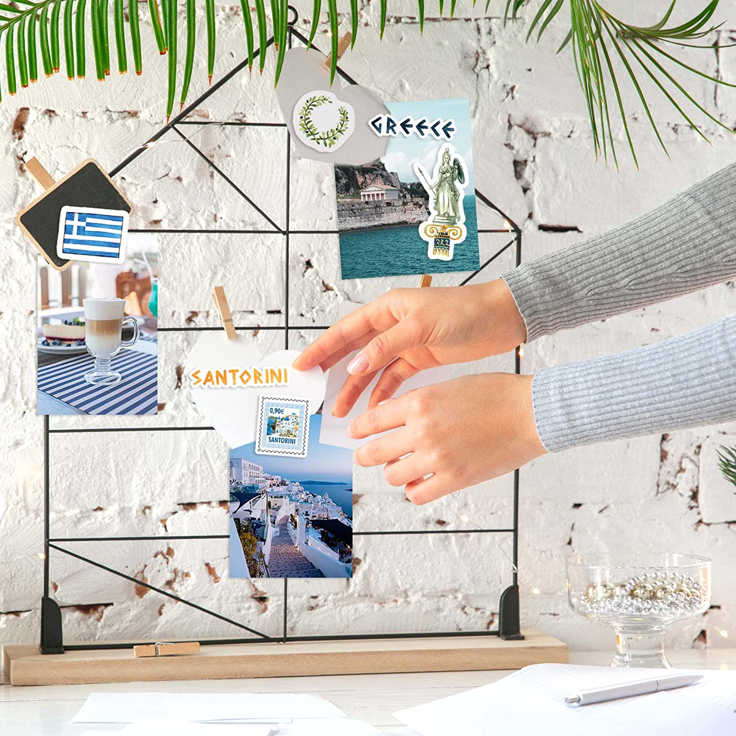 Idyllic Greece Travel Stickers (29 Pieces)