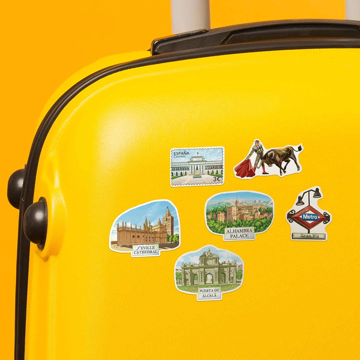 Central-Southern Spain Travel Stickers (28pcs)