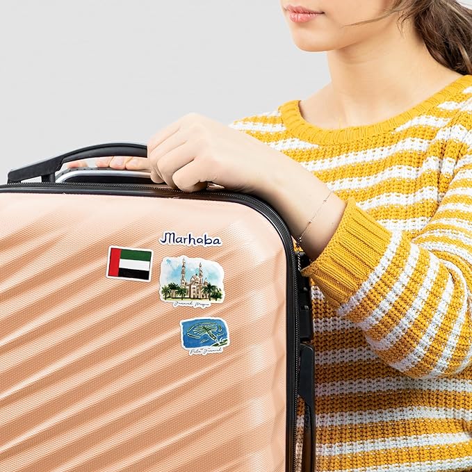 Futuristic Dubai Travel Stickers (30pcs)