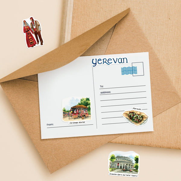 Spiritual Armenia Travel Stickers (28pcs)
