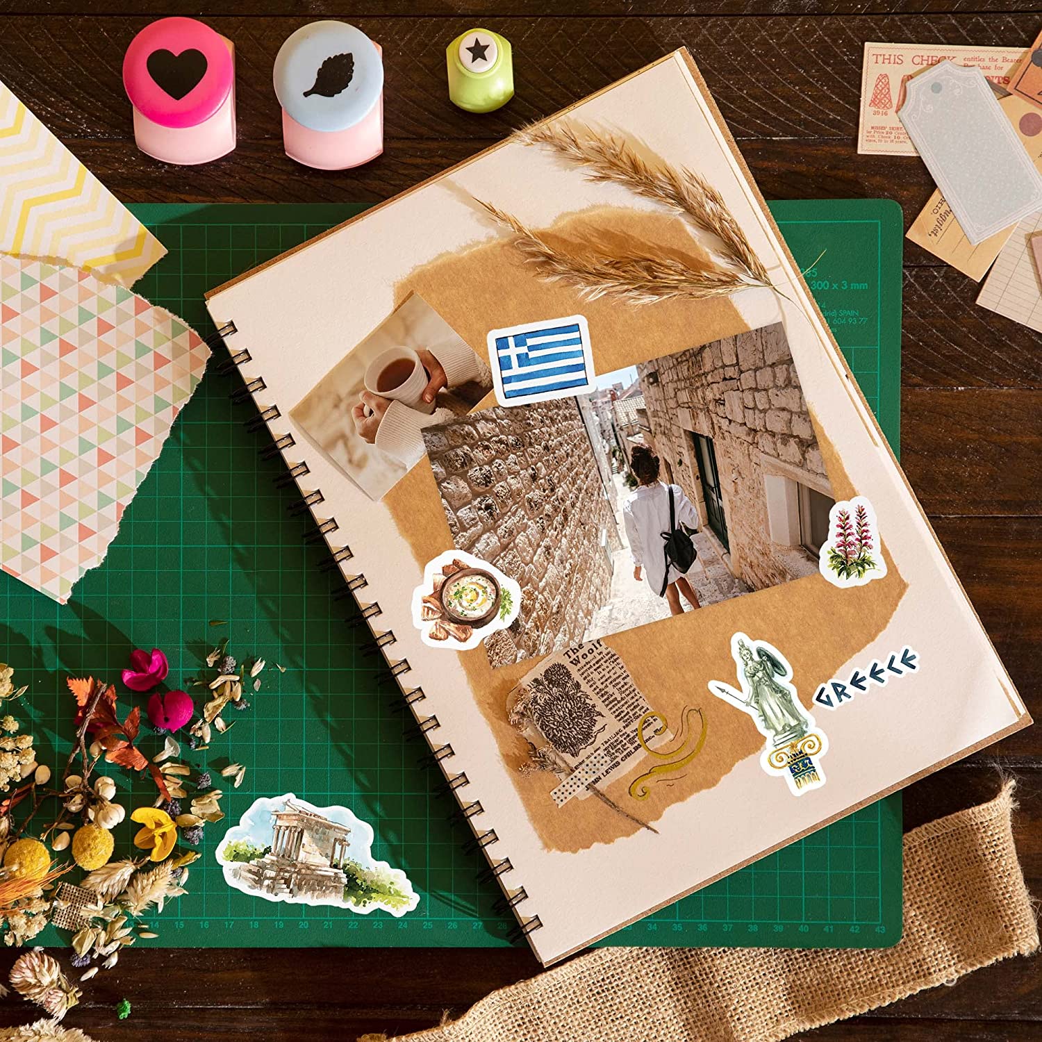 Idyllic Greece Travel Stickers (29 Pieces)