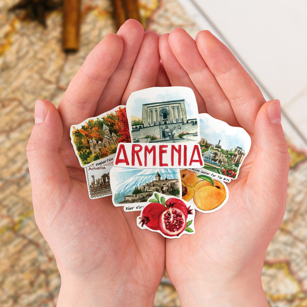 Spiritual Armenia Travel Stickers (28pcs)