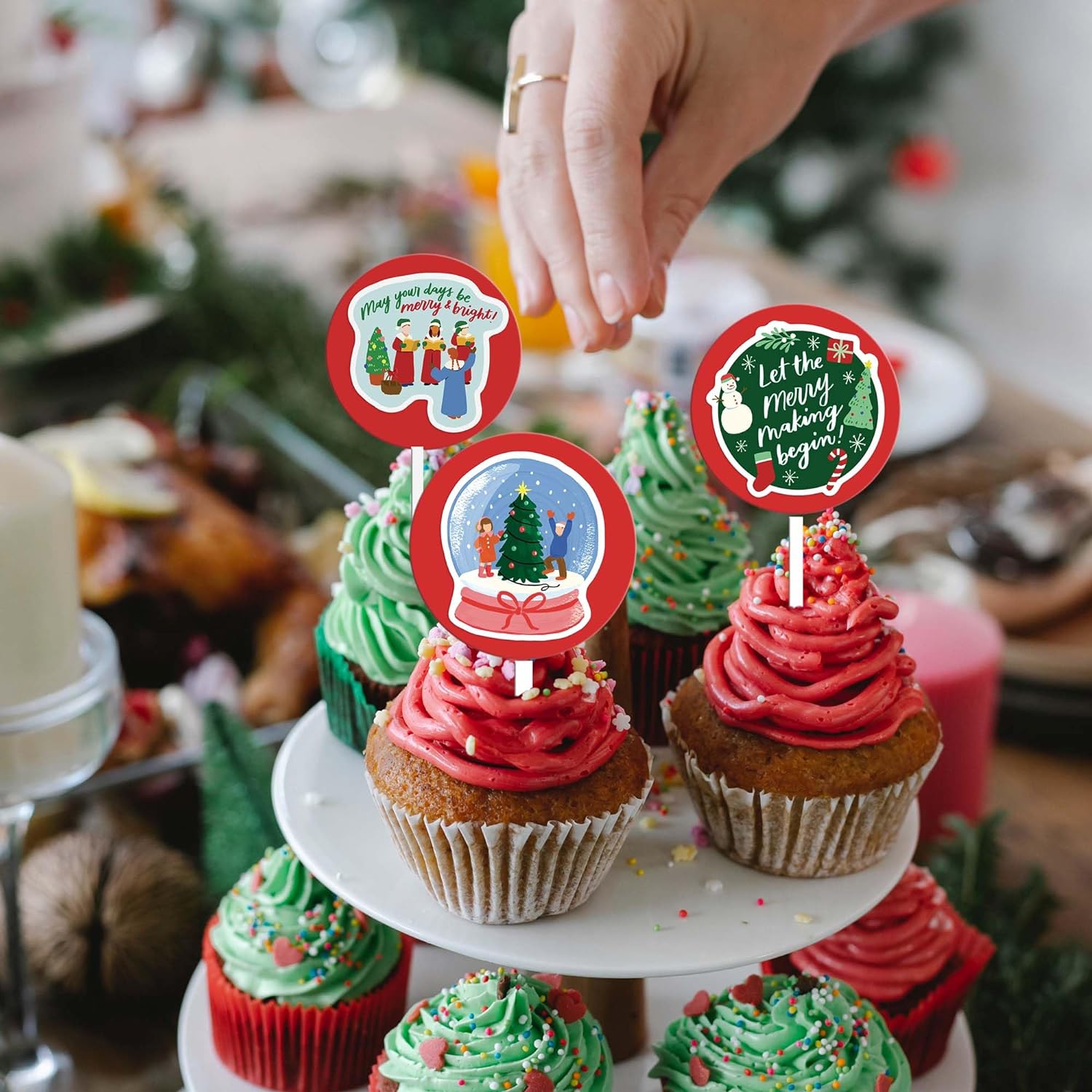 Magical Christmas Village Stickers (25pcs)