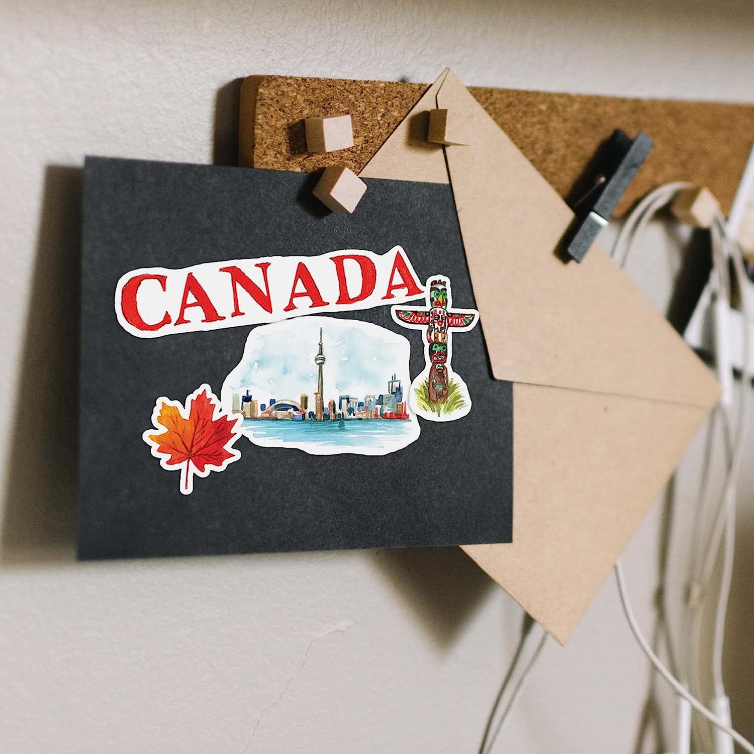 Breathtaking Canada Travel Stickers (29 Pieces)