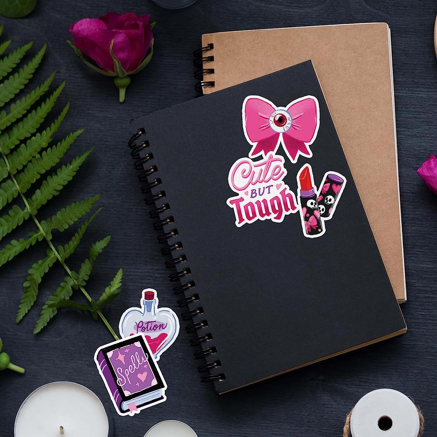 Pastel Cute Gothic Stickers (25 Pieces)