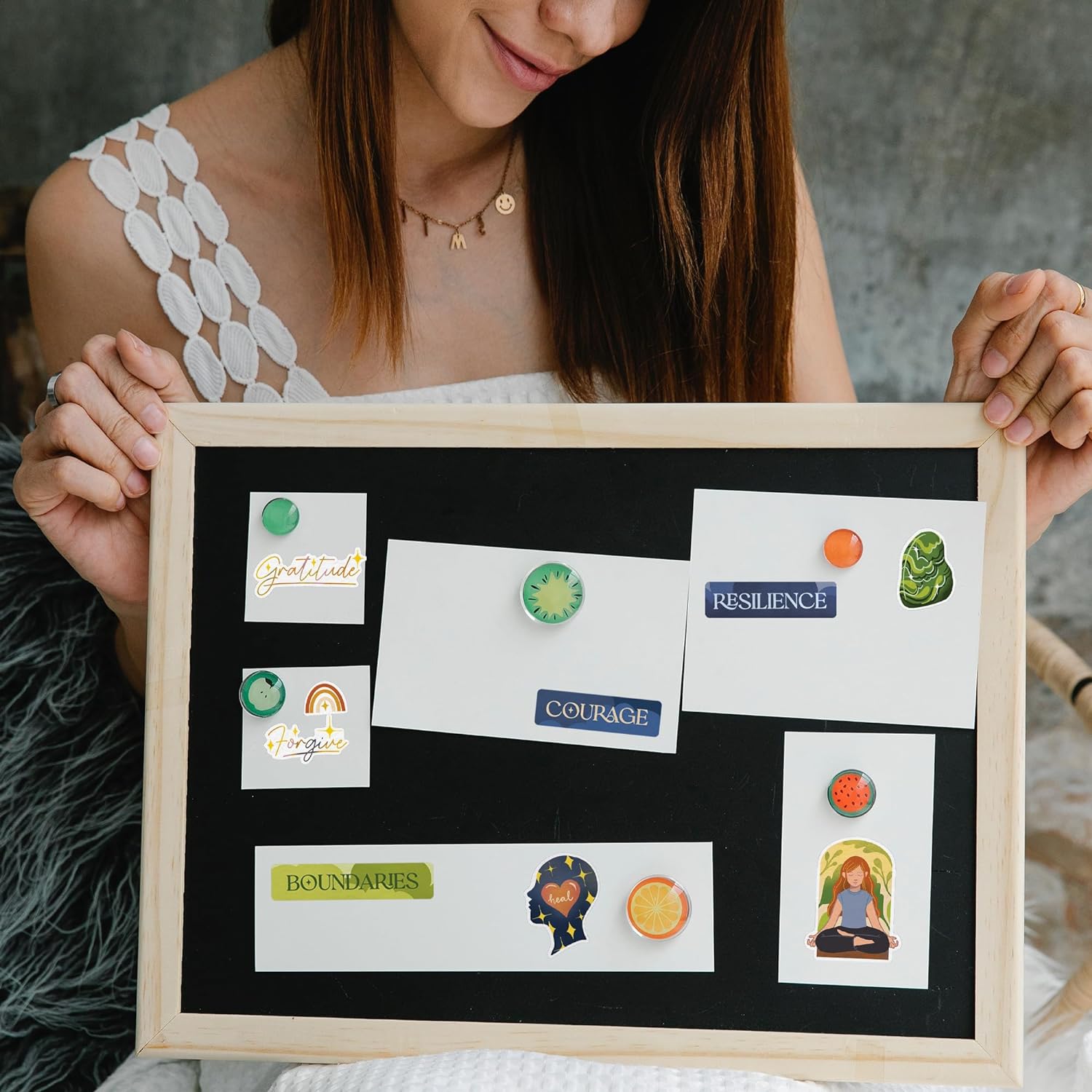 Healing Journey Vision Board Stickers (41 Pieces)