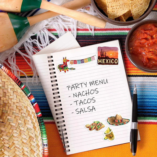Enchanting Mexico Travel Sticker (27 Pieces)