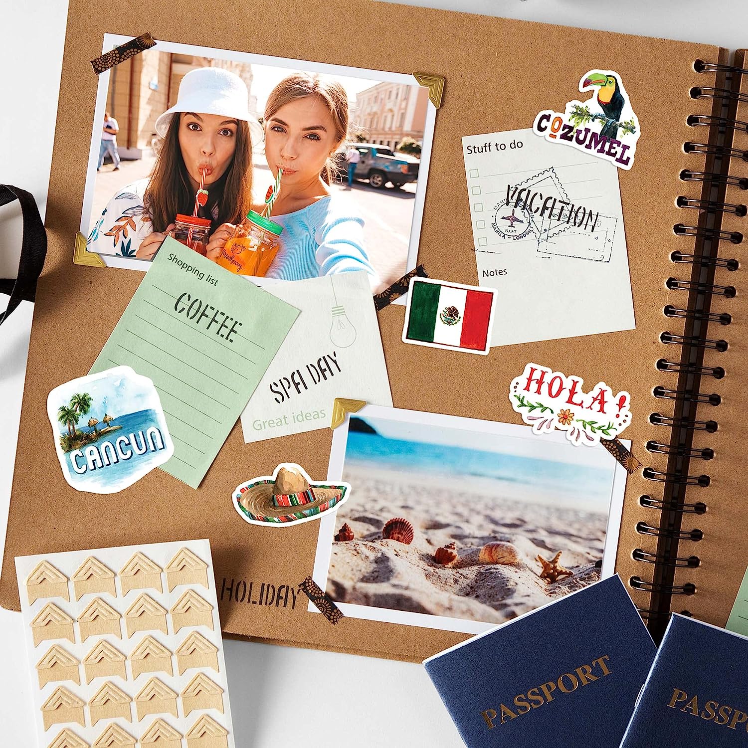 Enchanting Mexico Travel Sticker (27 Pieces)