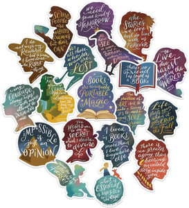 Famous Books Inspirational Quotes by Authors (19 Pieces)
