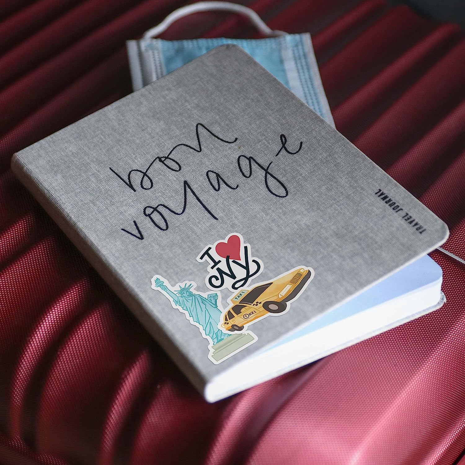 Iconic New York State Travel Stickers (28 Pieces)