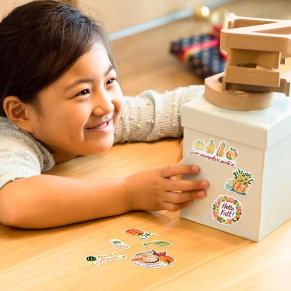 Pumpkin Stickers (28 Pieces)