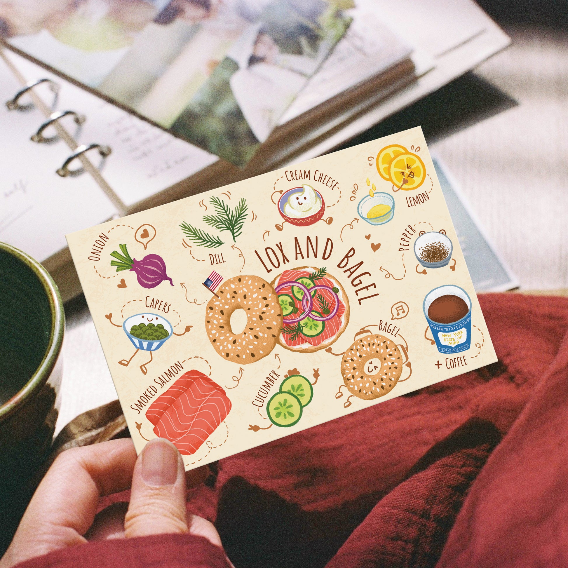 New York City Travel Postcards 4x6 Inches, 12 Pieces, 4 Designs