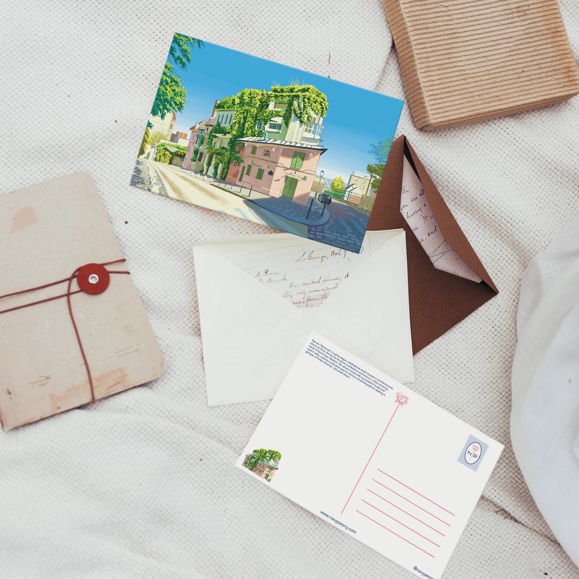 Paris Travel Postcards 4"x6", 12 Pcs, 4 Designs