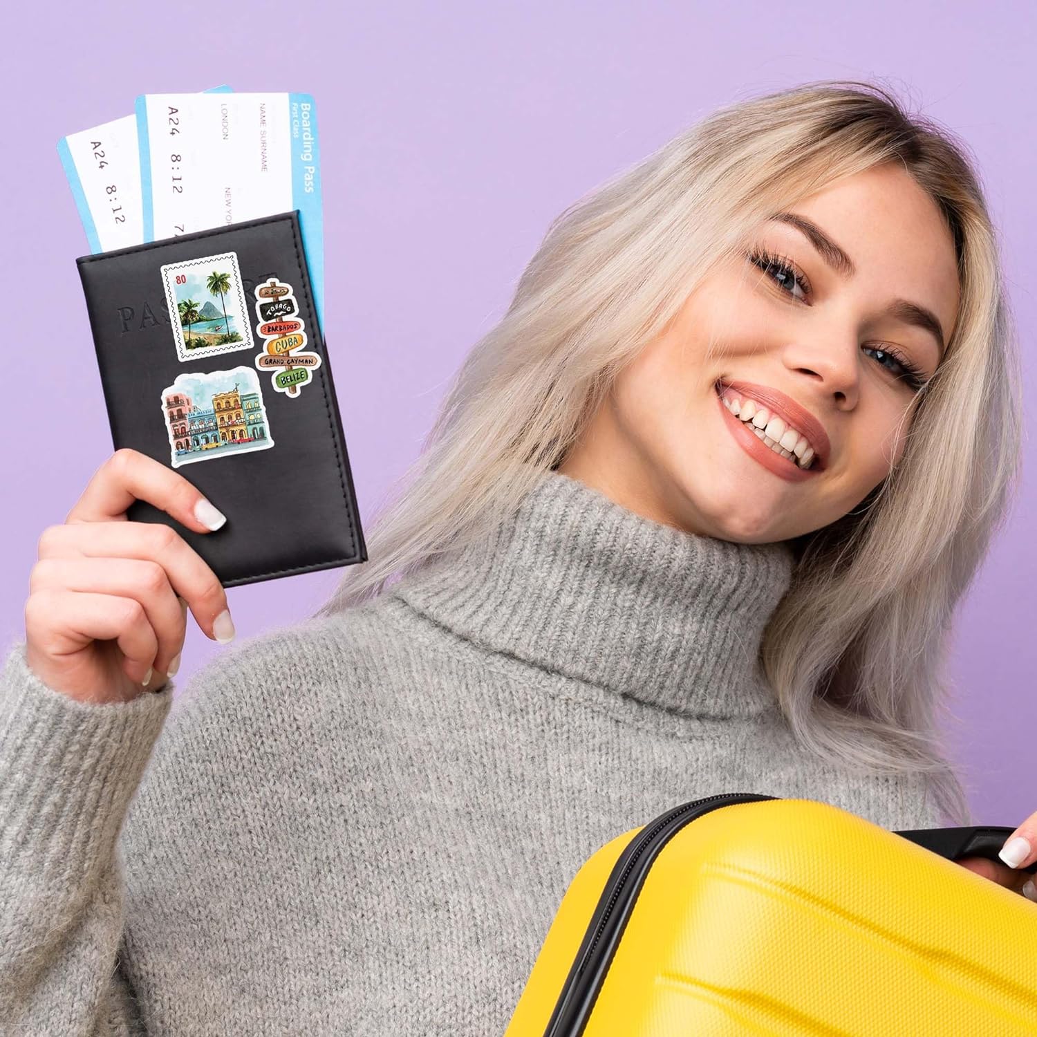 Caribbean Paradise Travel Stickers (31pcs)