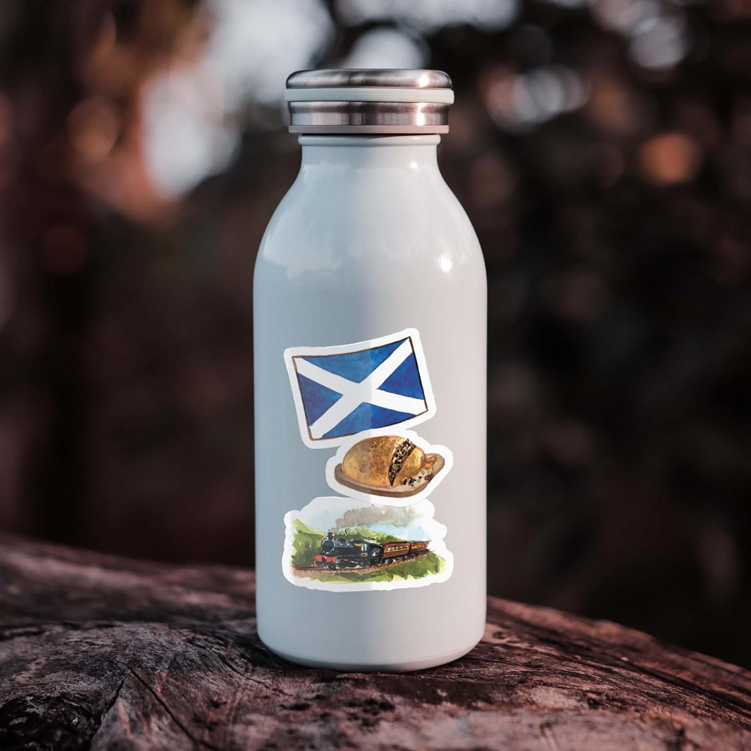 Majestic Scotland Travel Stickers (30pcs)