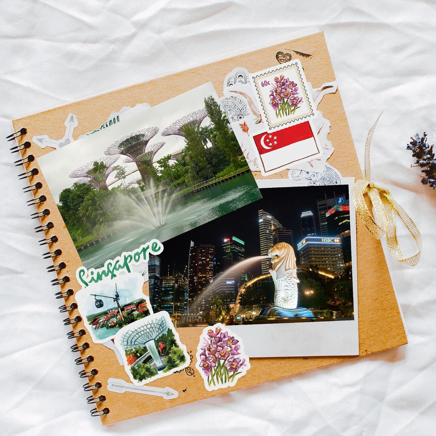 Sunny Singapore Travel Stickers (32pcs)