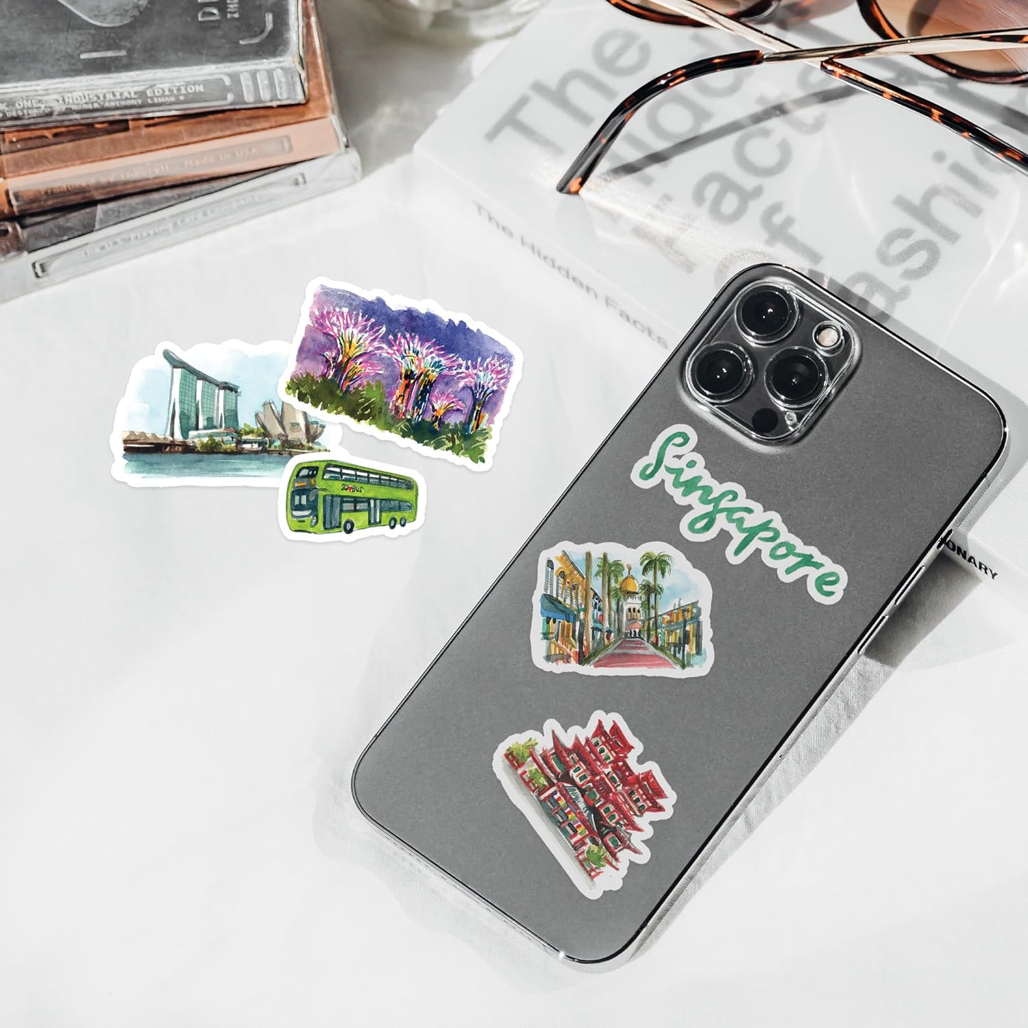 Sunny Singapore Travel Stickers (32pcs)