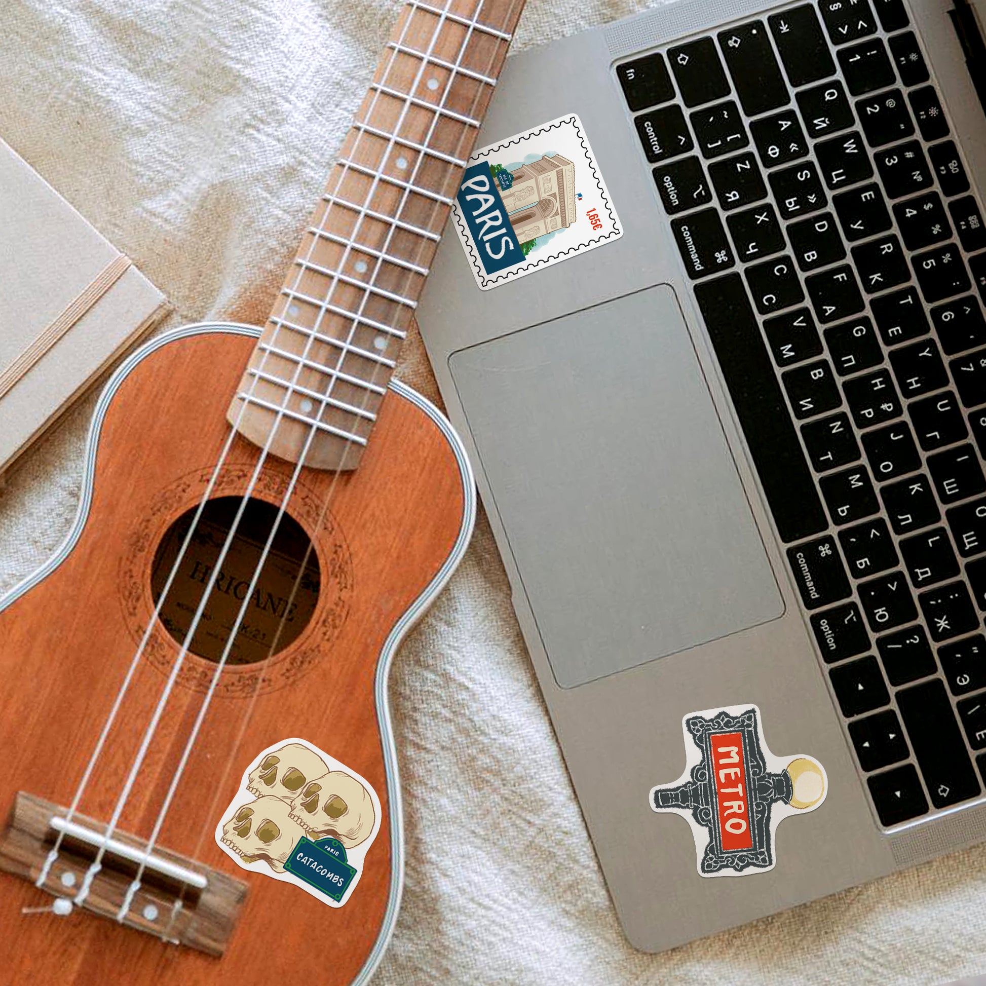 Passionate Paris Large Size Travel Stickers (25pcs)