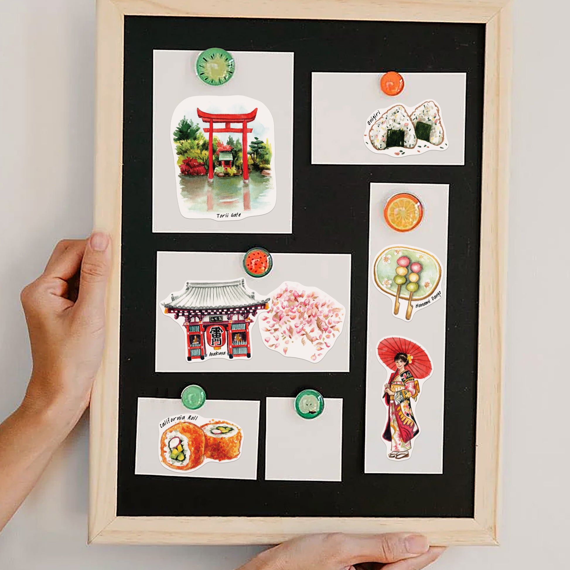 Imperial Japan Large Size Travel Stickers (29pcs)