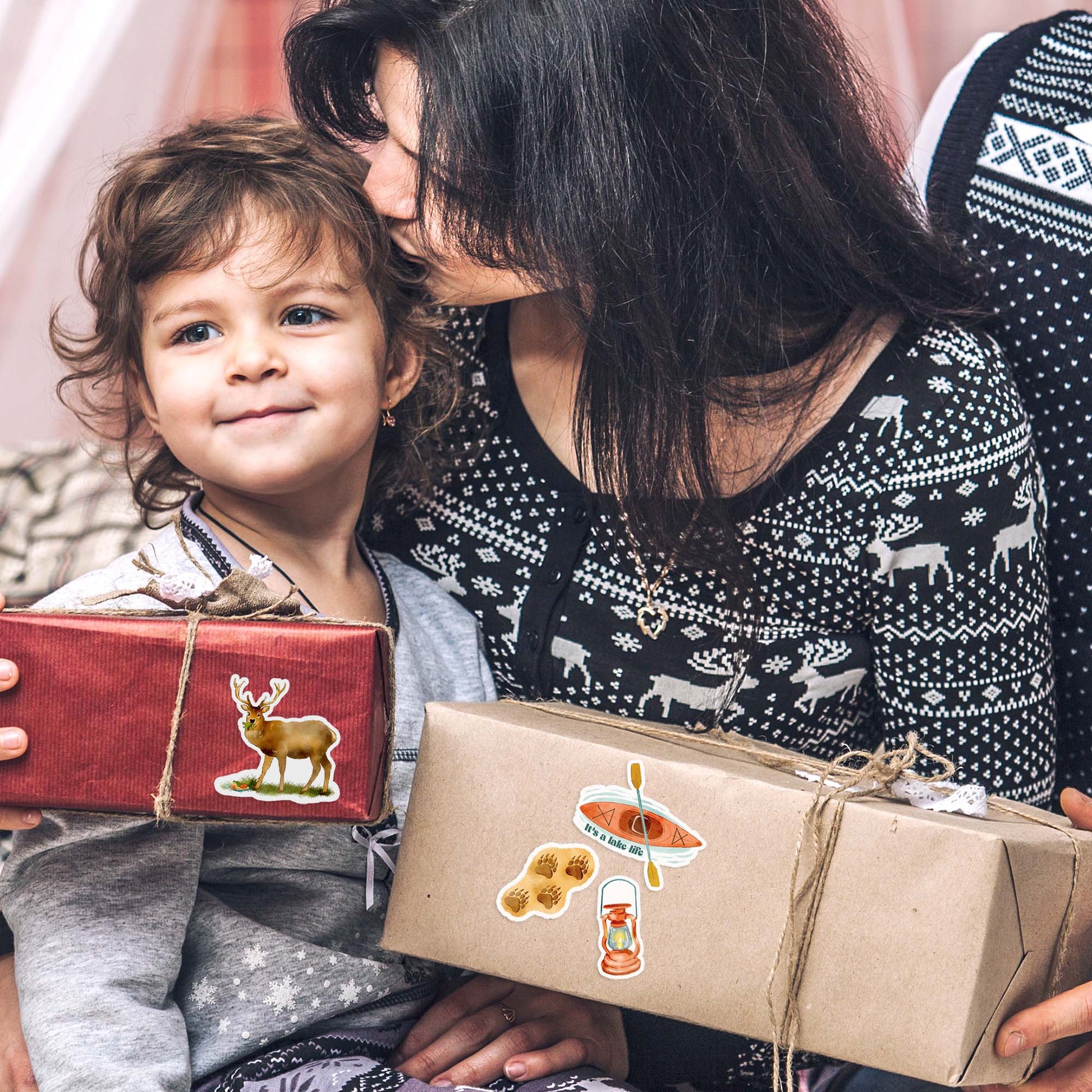 Summer Outdoorsy Adventure Camping Stickers (29 Pieces)