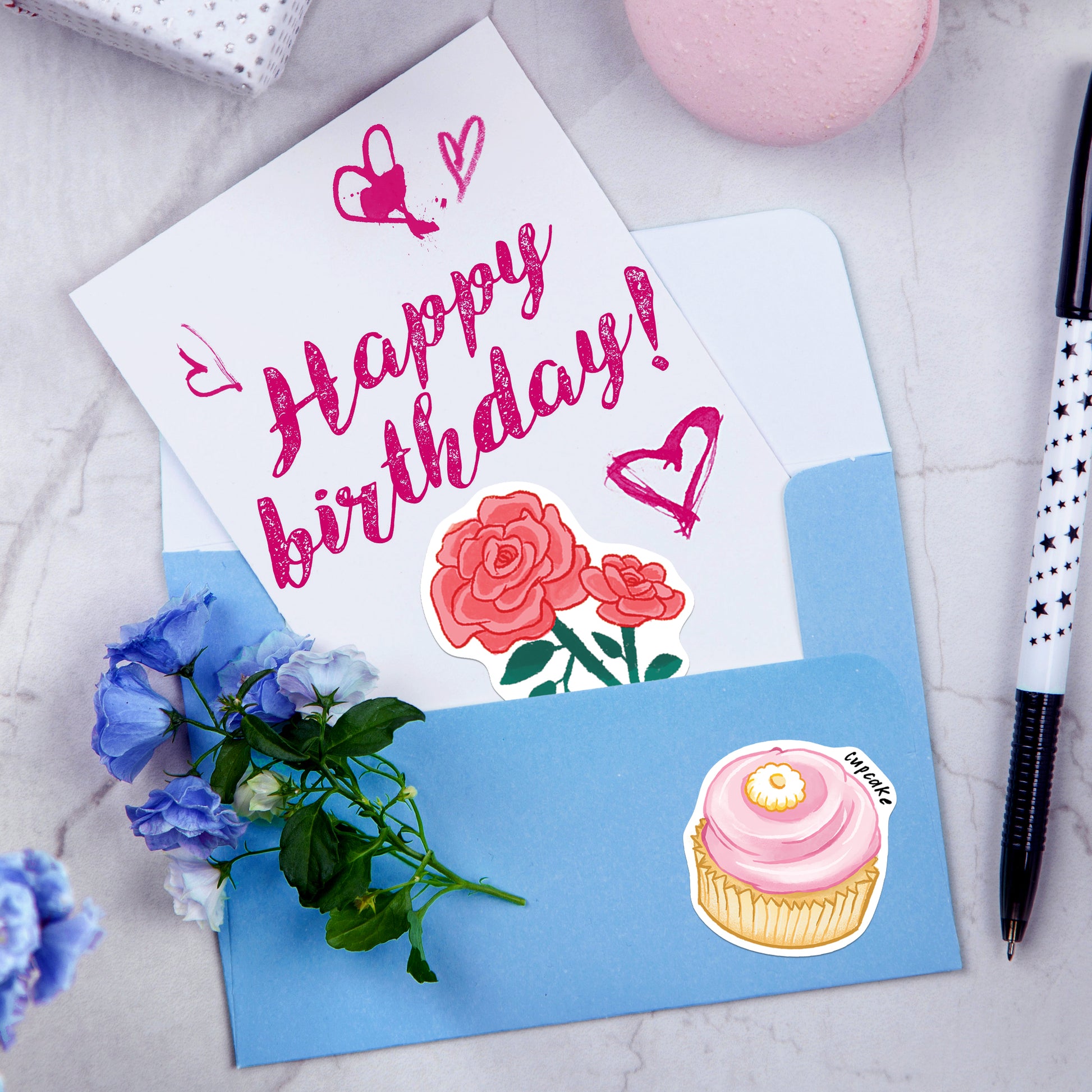 Iconic New York State Large Size Travel Stickers (28pcs)