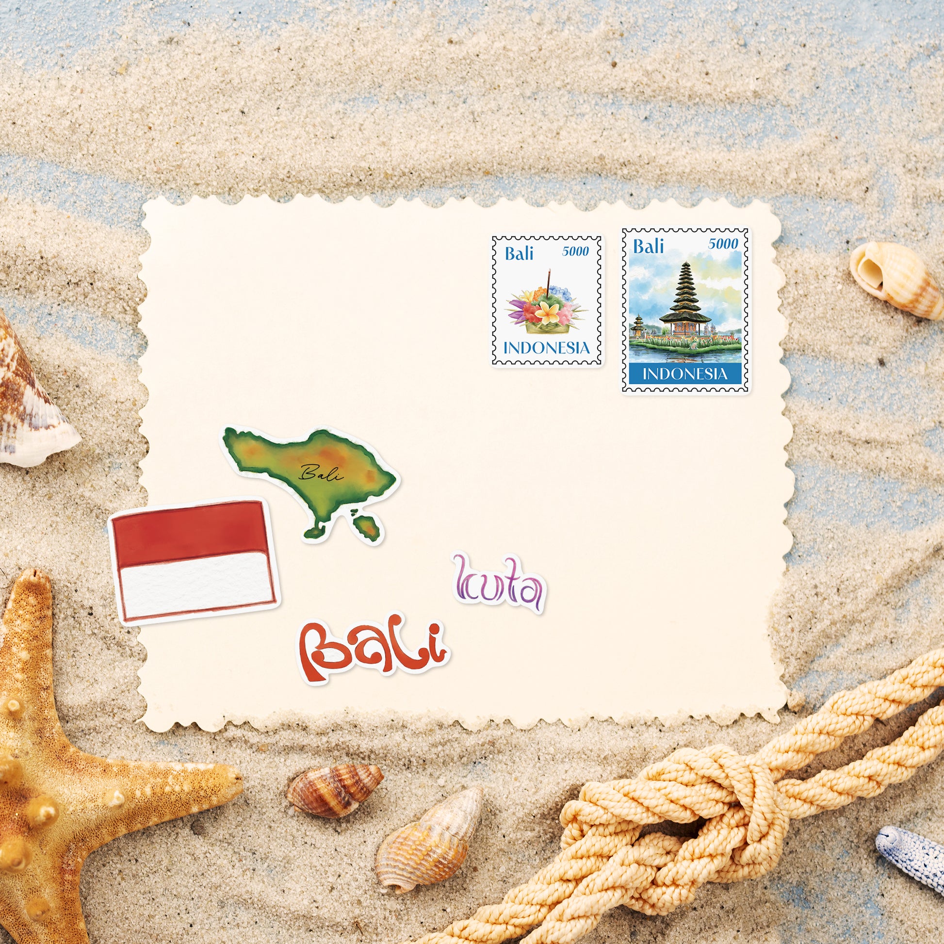 Spiritual Bali Travel Stickers (29pcs)