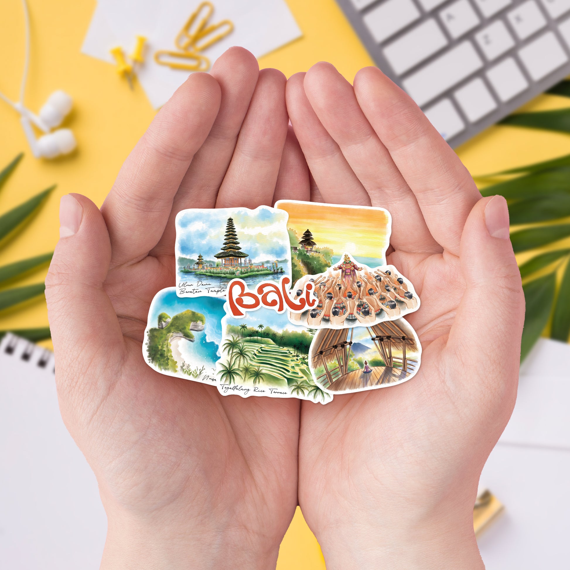 Spiritual Bali Travel Stickers (29pcs)