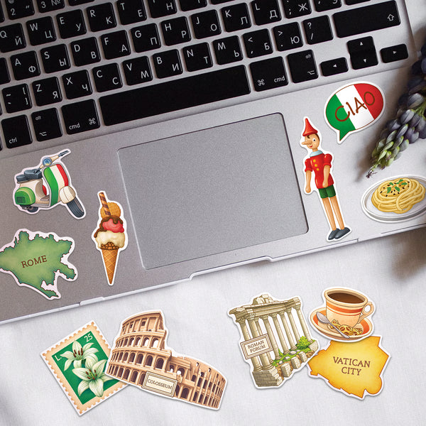 Historical Rome Travel Stickers (28pcs)