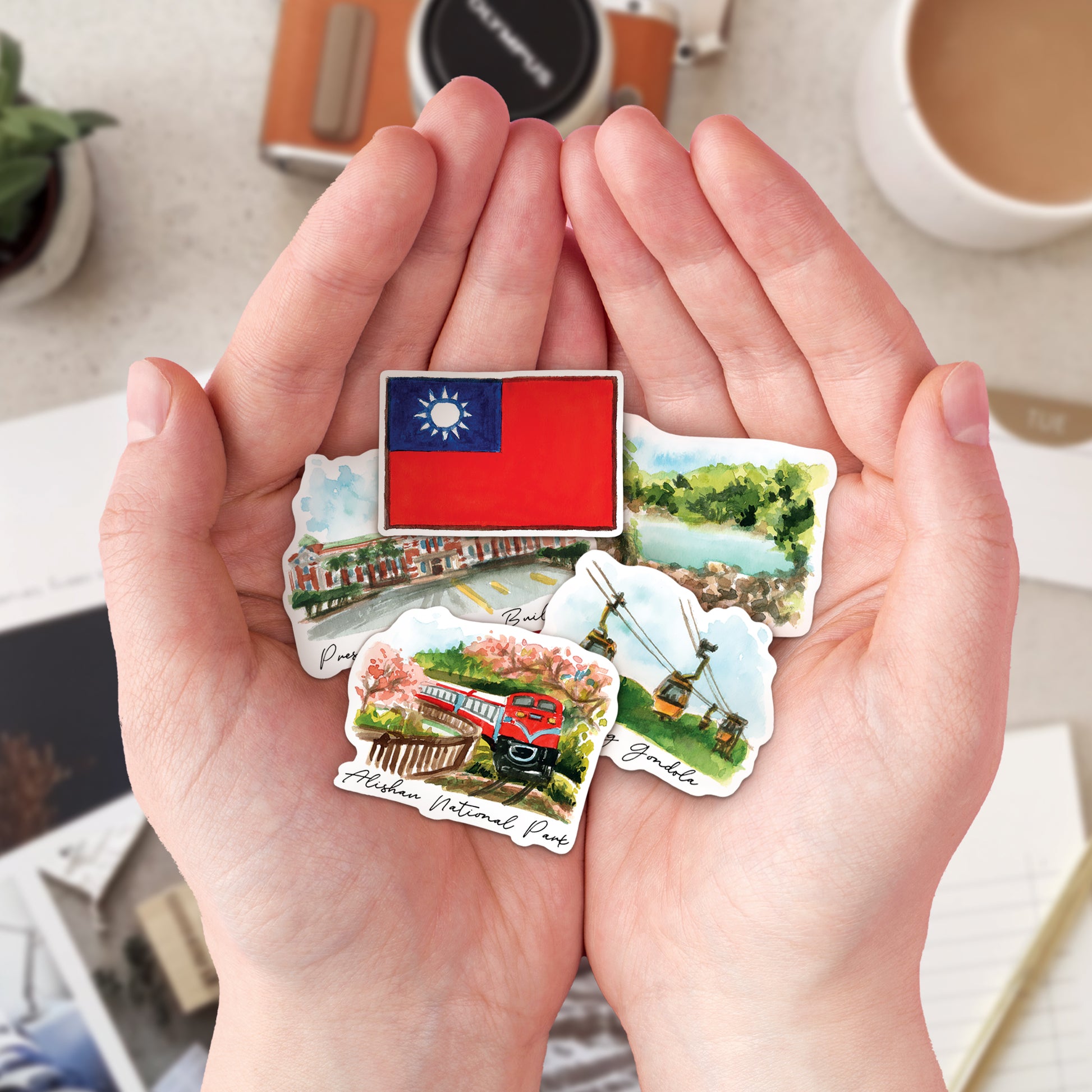 Timeless Taiwan Travel Stickers (28pcs)