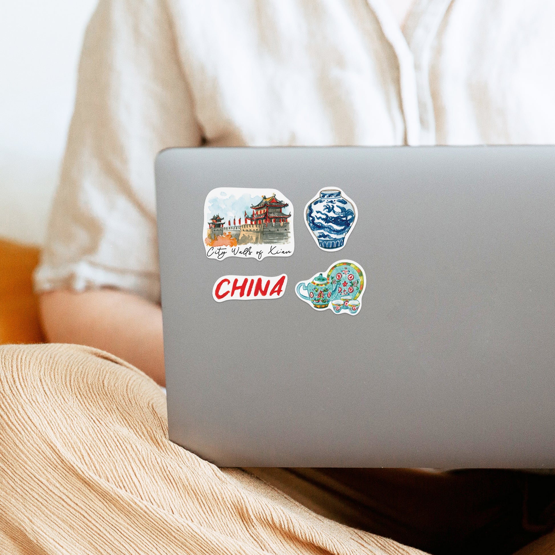 Ancient China Travel Stickers (28pcs)