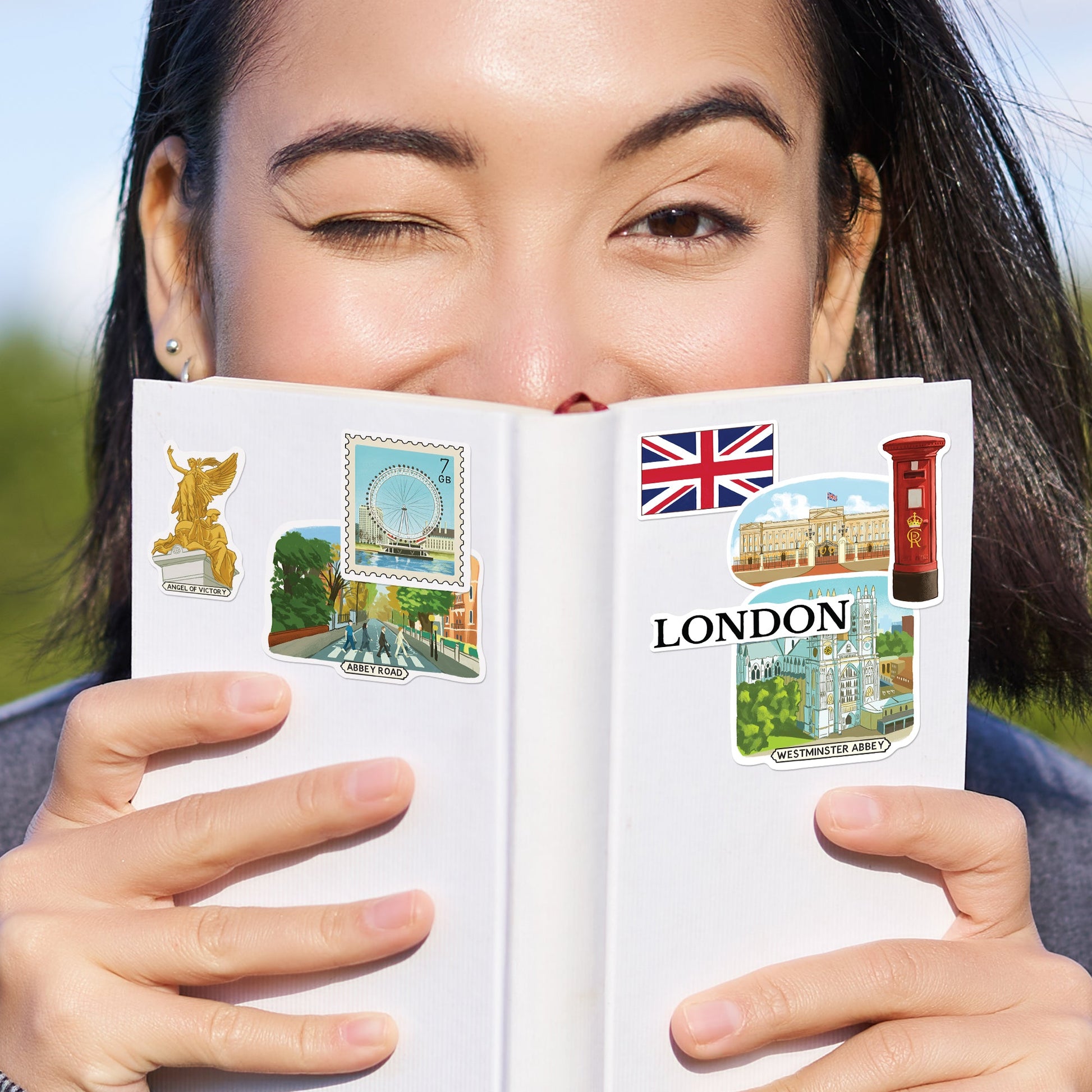 Bustling London Travel Stickers (28pcs)