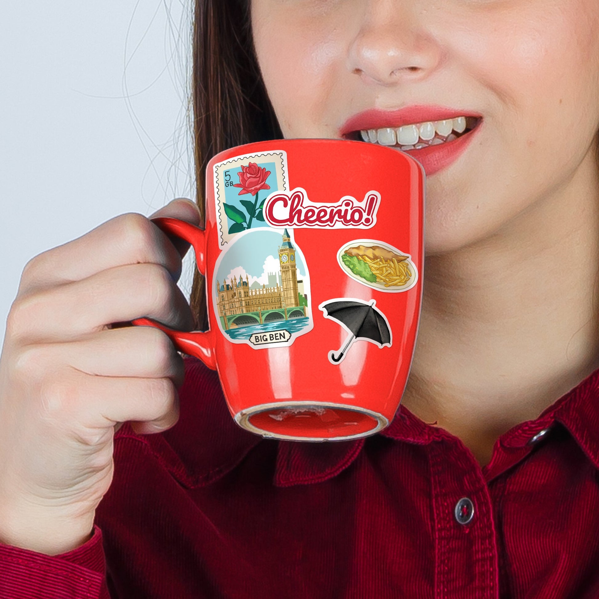 Bustling London Travel Stickers (28pcs)