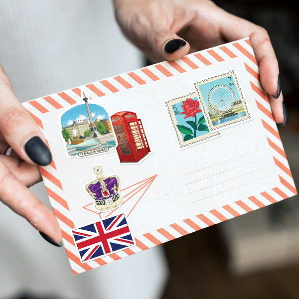 Bustling London Travel Stickers (28pcs)