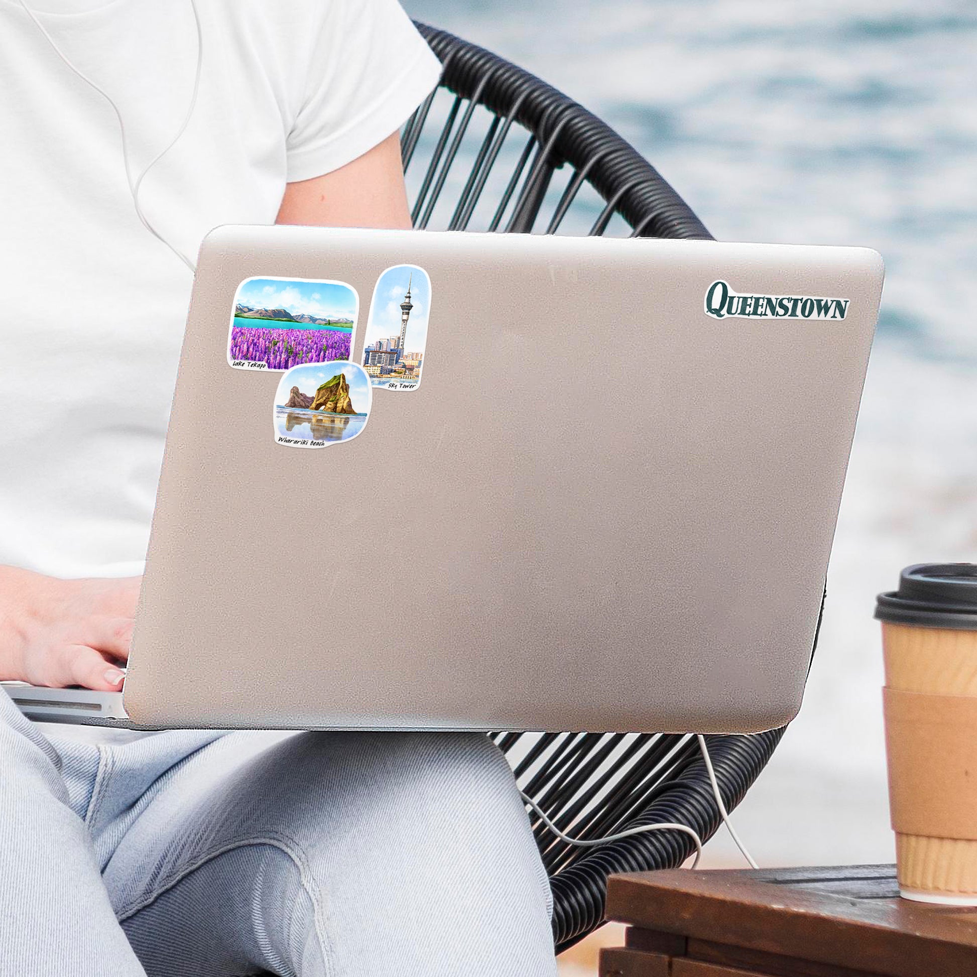 Tranquil New Zealand Travel Stickers (28pcs)