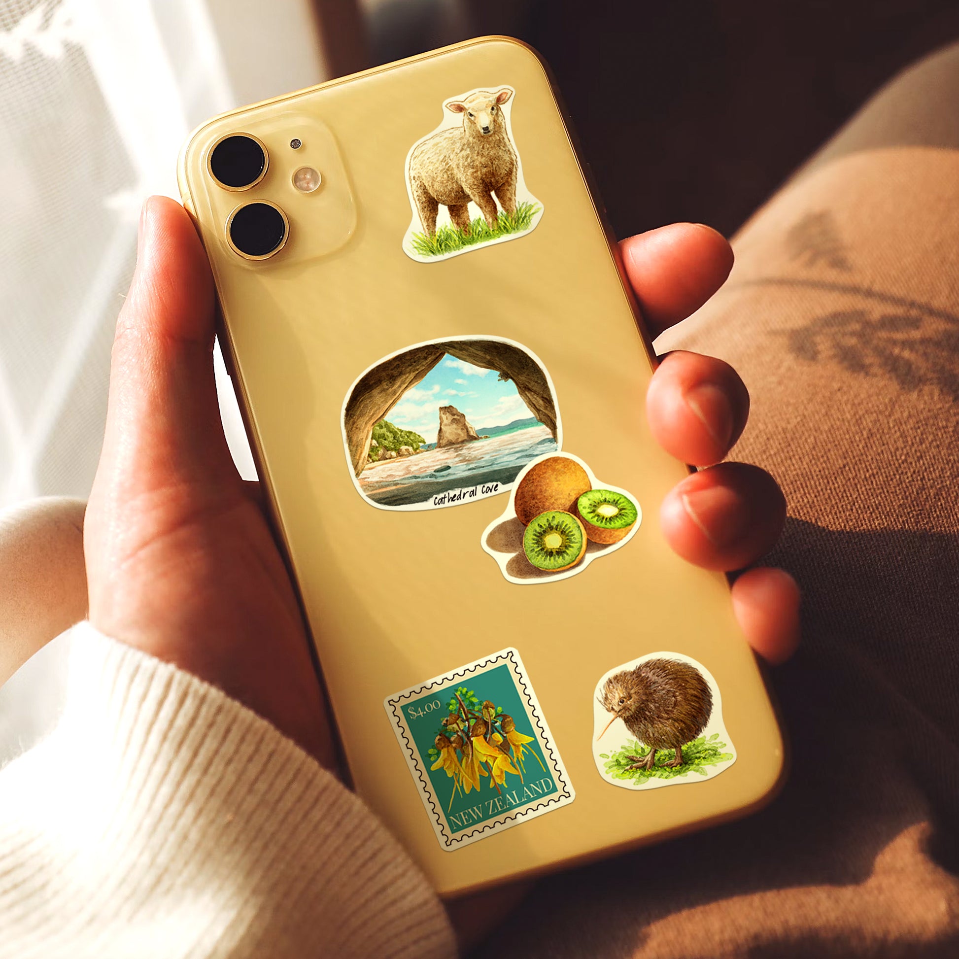 Tranquil New Zealand Travel Stickers (28pcs)