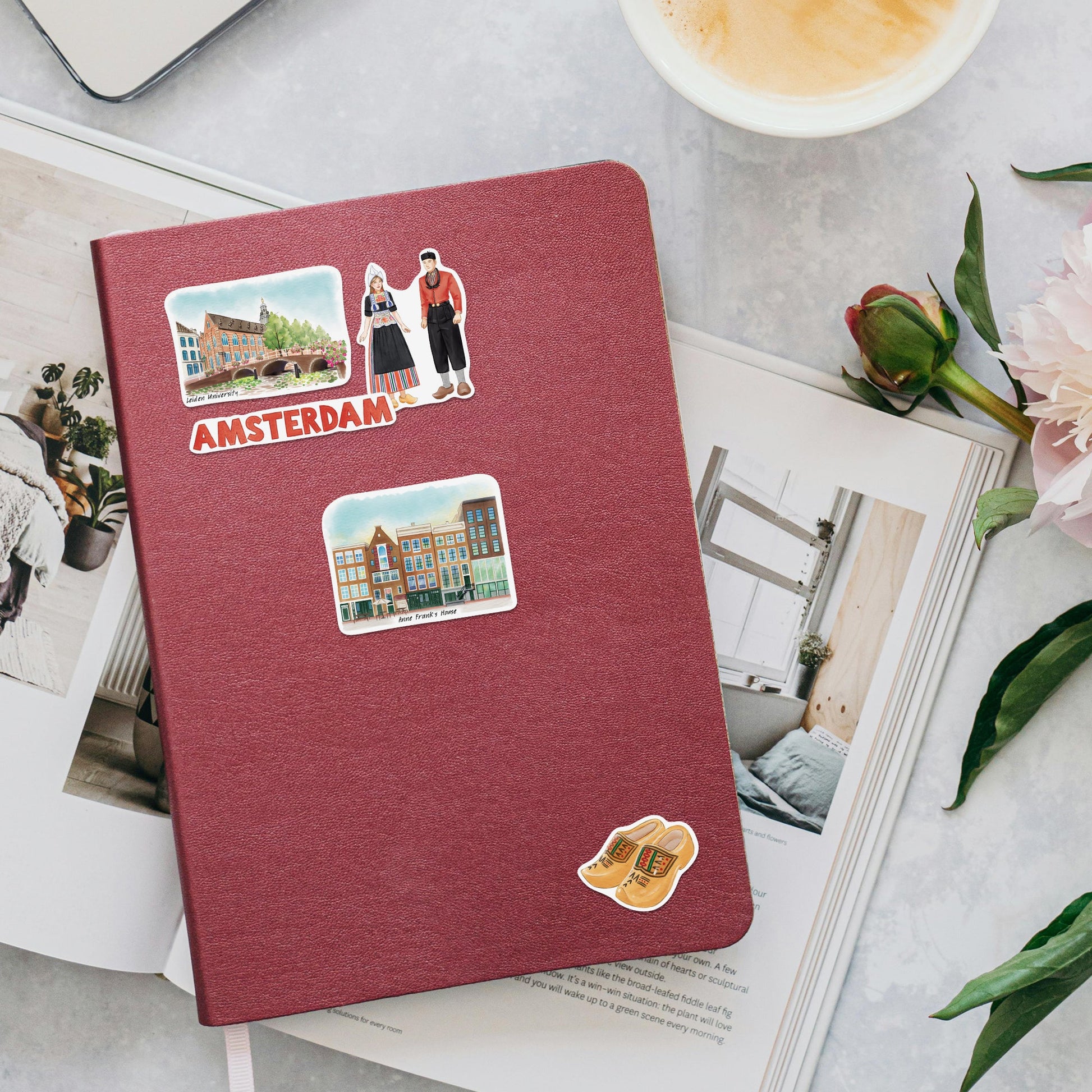 Artistic Netherlands Travel Stickers (29pcs)