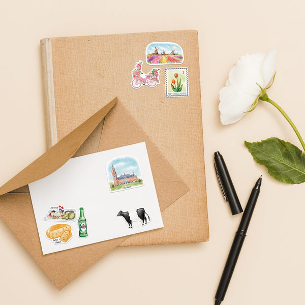 Artistic Netherlands Travel Stickers (29pcs)