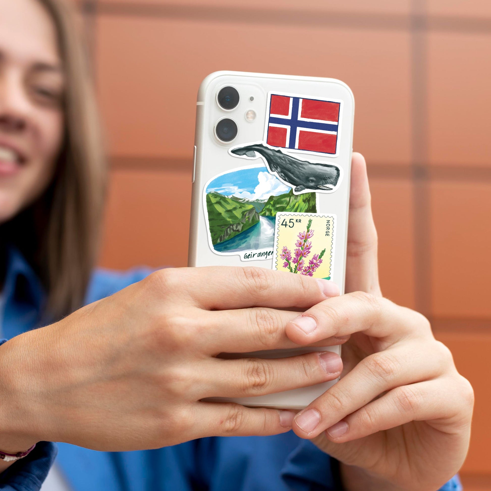 Nordic Norway Travel Stickers (28pcs)