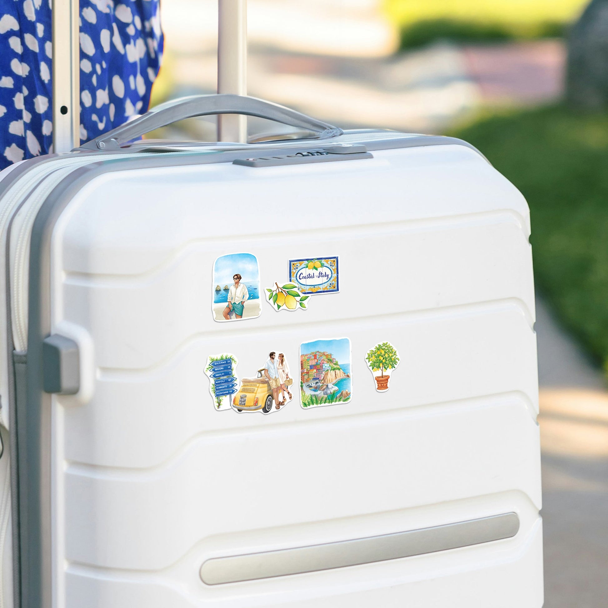 Coastal Italy Travel Lifestyle Stickers (29pcs)