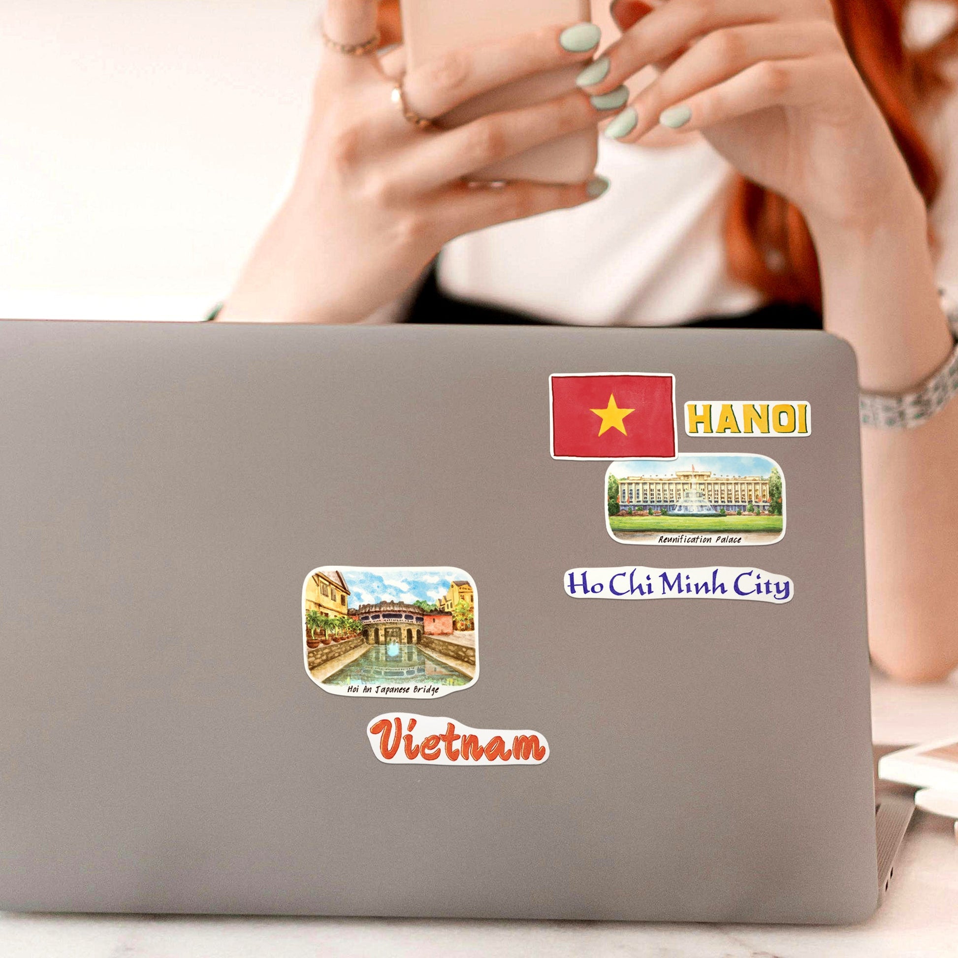 Vibrant Vietnam Travel Stickers (28pcs)