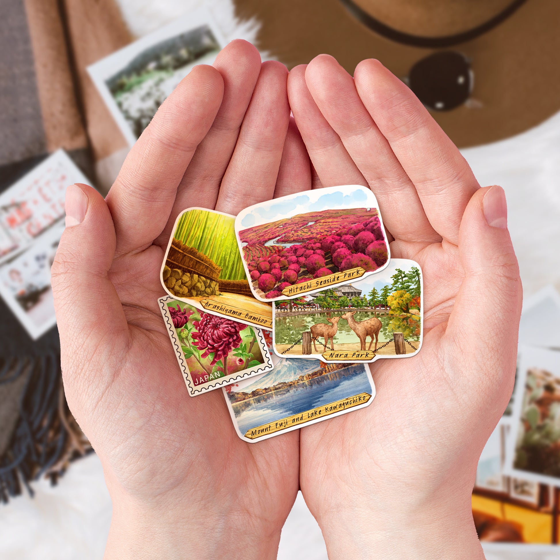 Autumn in Japan Travel Stickers (28pcs)