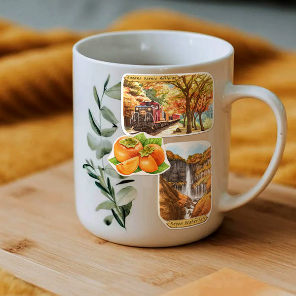 Autumn in Japan Travel Stickers (28pcs)