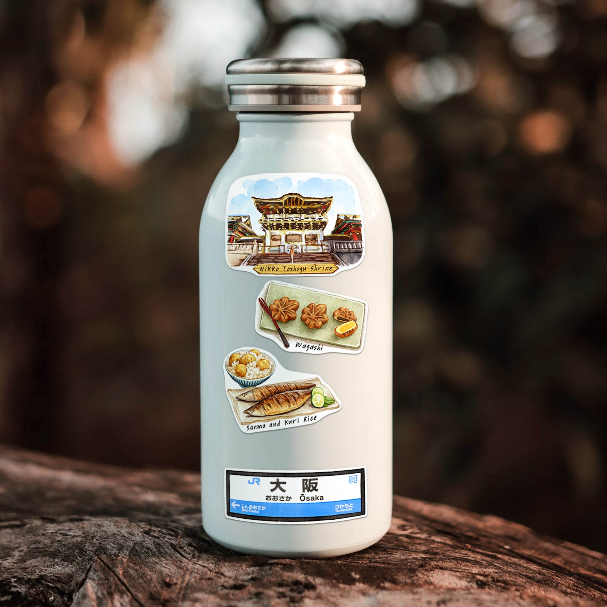 Autumn in Japan Travel Stickers (28pcs)