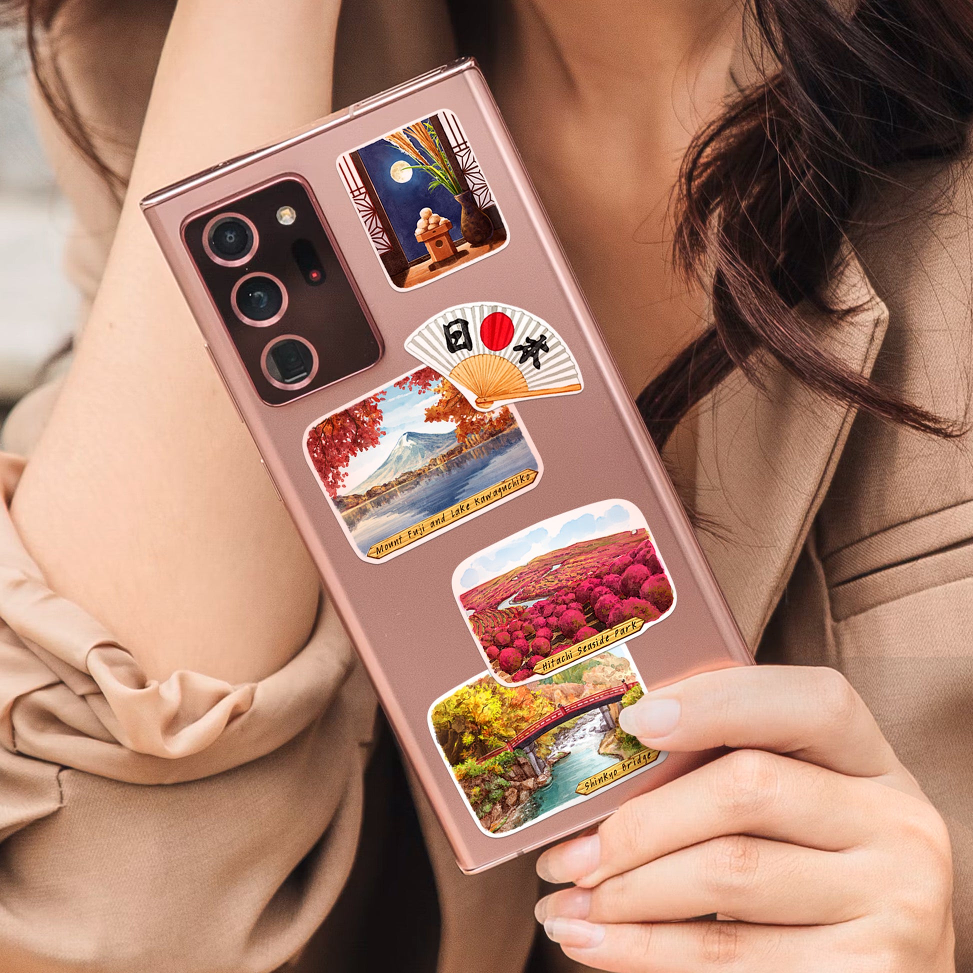 Autumn in Japan Travel Stickers (28pcs)