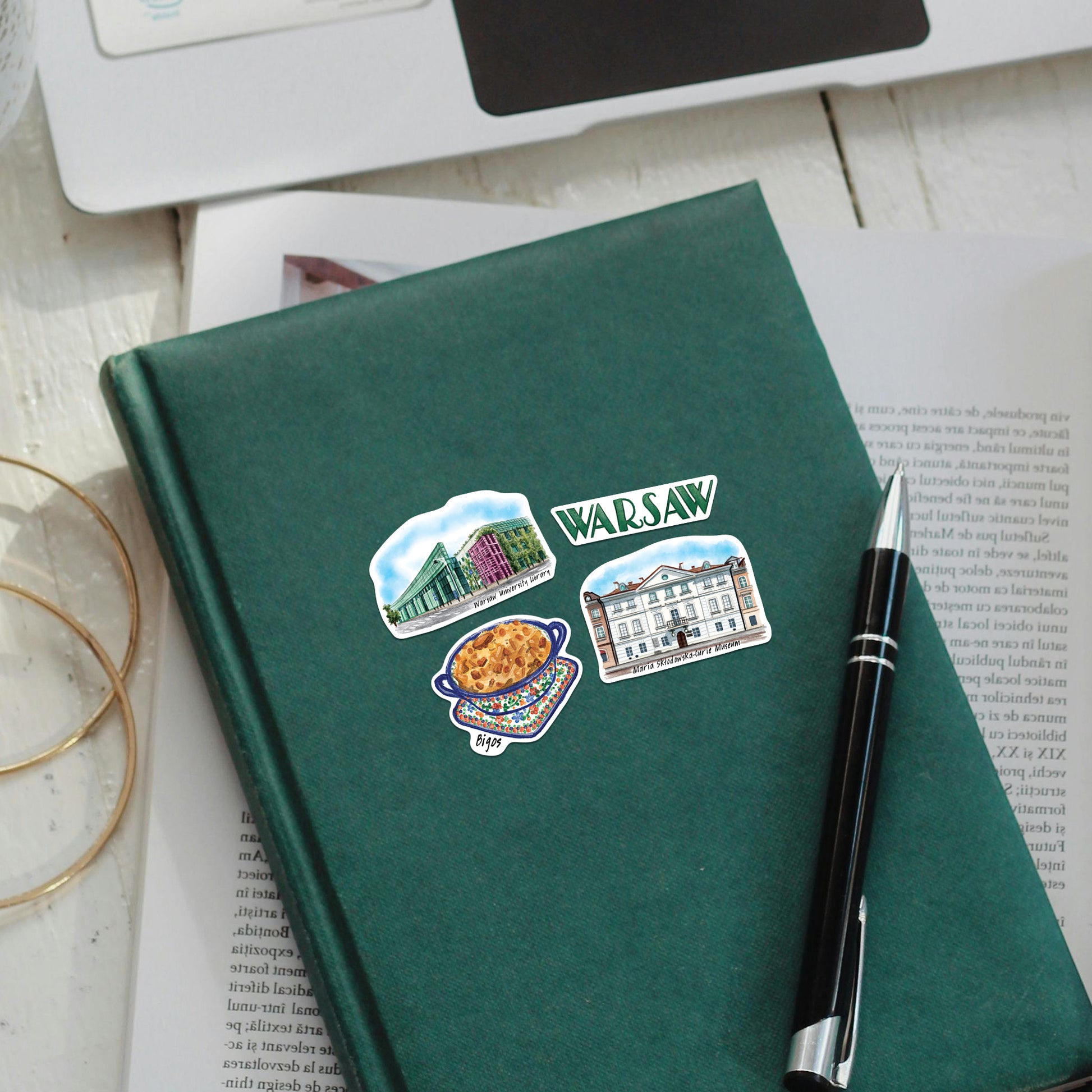 Peaceful Poland Travel Stickers (28pcs)