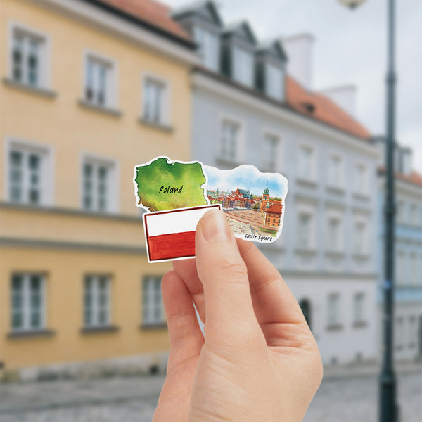 Peaceful Poland Travel Stickers (28pcs)