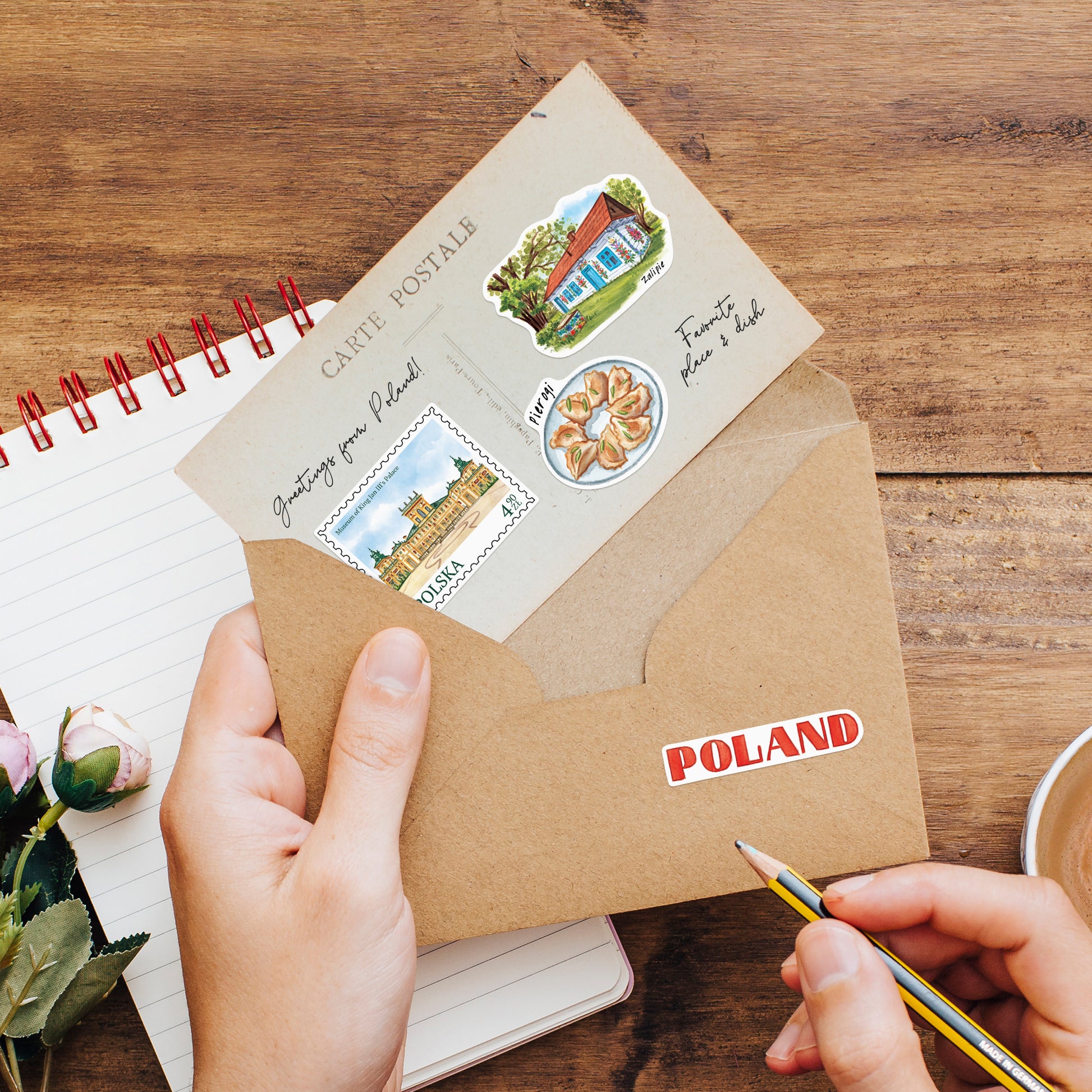 Peaceful Poland Travel Stickers (28pcs)