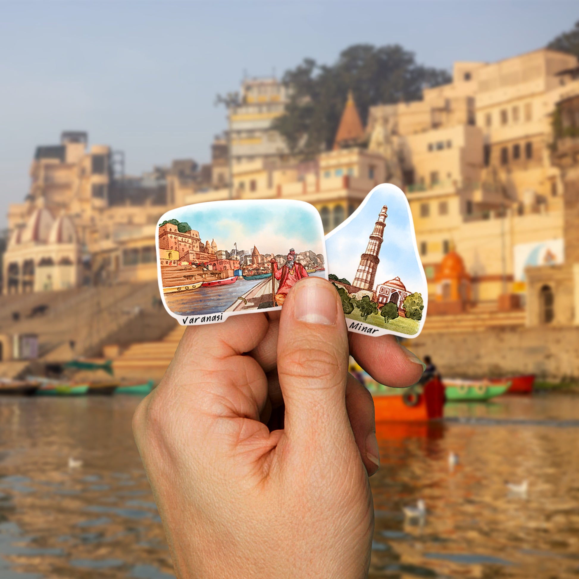 Incredible India Travel Stickers (28pcs)