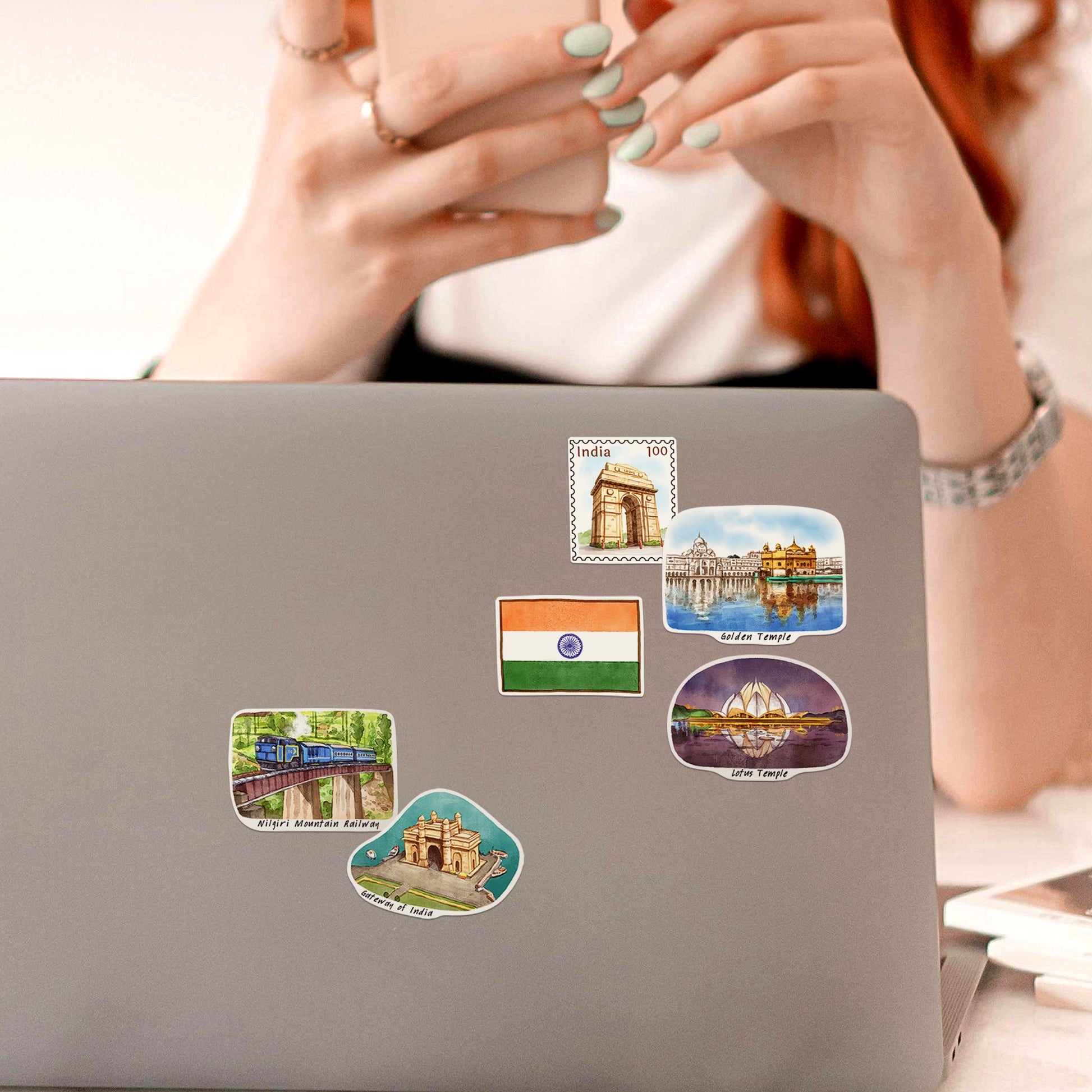 Incredible India Travel Stickers (28pcs)