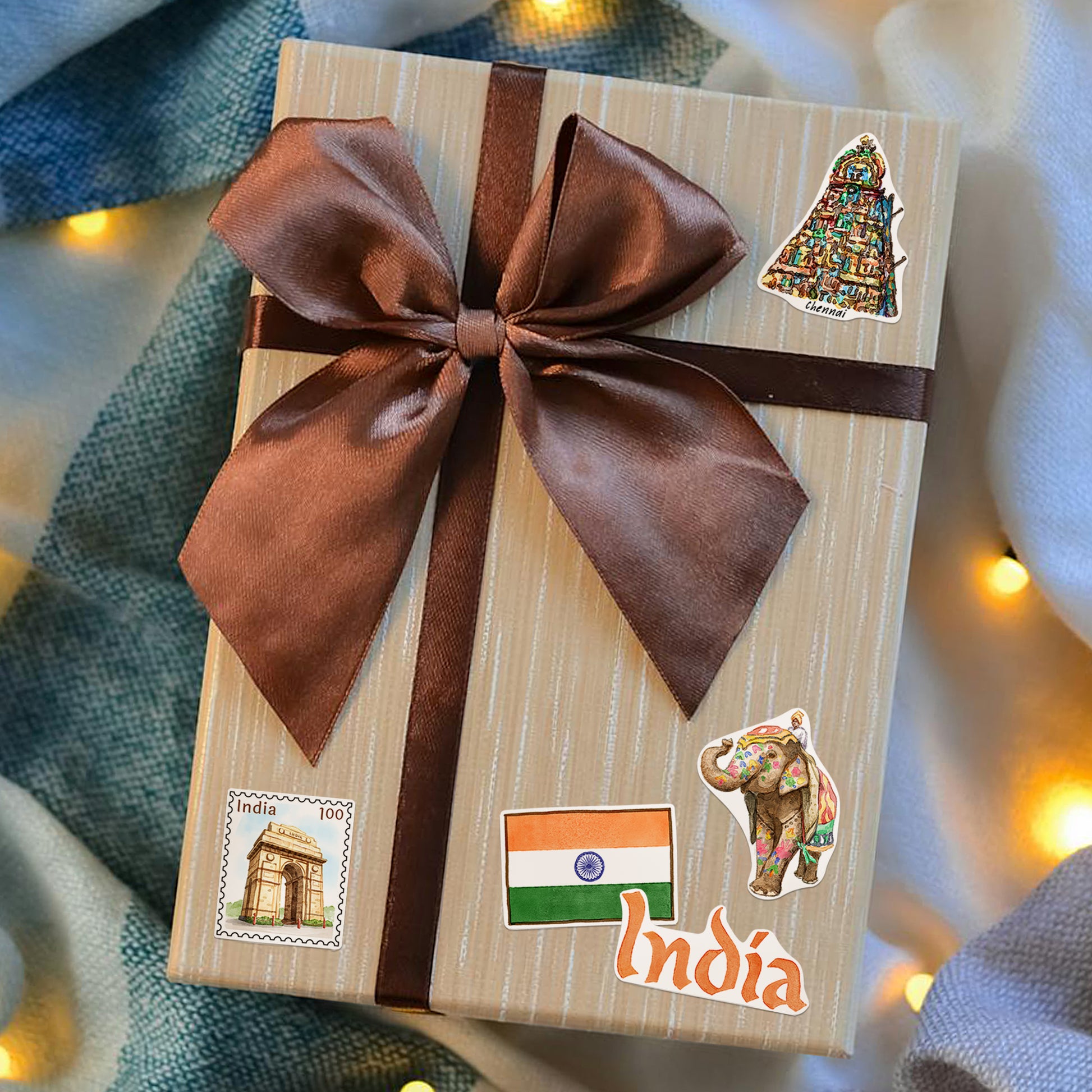 Incredible India Travel Stickers (28pcs)